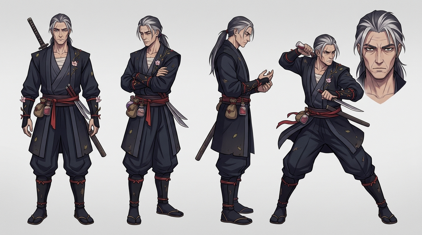 Jin — Elder of the Shinobi Village