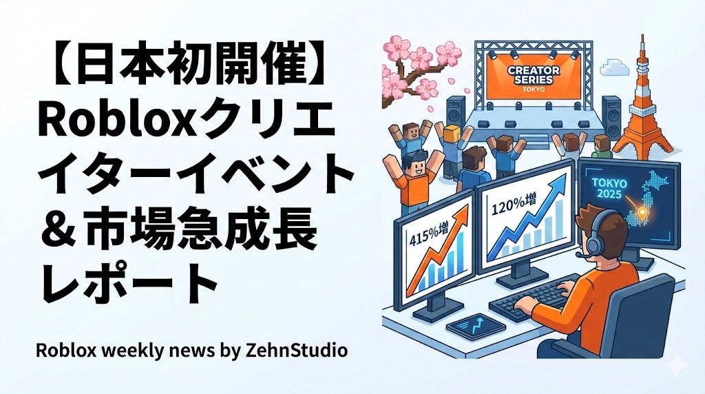 【2025年12月】Roblox開発者向け最新アップデート総まとめ！新API・新機能が続々登場